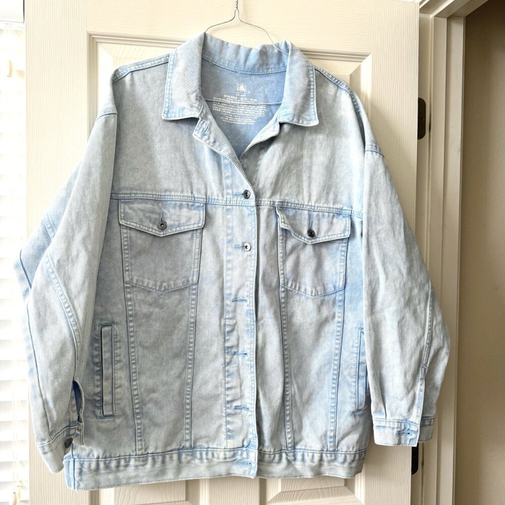 Disney Parks Cinderella Denim Jean Jacket XXL Spirit Jersey 2XL Princess 51”blue - Picture 6 of 6